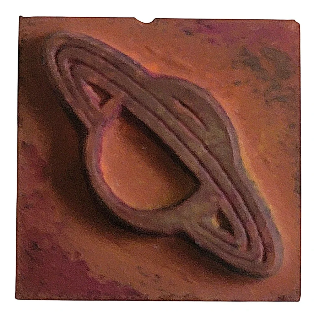 VTG Space Rubber Stamp Set 8 Pc Foam Stars Planets Galaxy‎ Celestial Milky Way